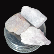 Pink/Lilac Kunzite 3 crystals from Afghanistan 5-13g Rocks and Things