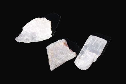 Pink/Lilac Kunzite 3 crystals from Afghanistan 5-13g Rocks and Things