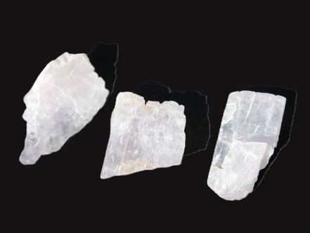 Pink/Lilac Kunzite 3 crystals from Afghanistan 5-13g Rocks and Things