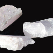 Pink/Lilac Kunzite 3 crystals from Afghanistan 5-13g Rocks and Things