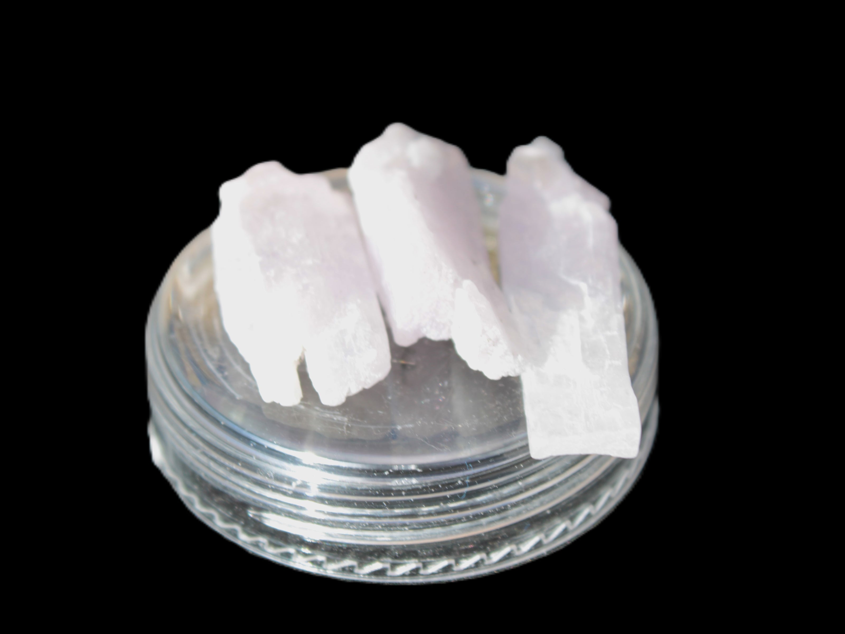 Three Pink-Lilac Kunzite crystals from Afghanistan 5-13g Rocks and Things