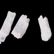 Three Pink-Lilac Kunzite crystals from Afghanistan 5-13g Rocks and Things