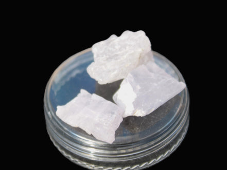 Three Pink-Lilac Kunzite crystals from Afghanistan 5-13g Rocks and Things