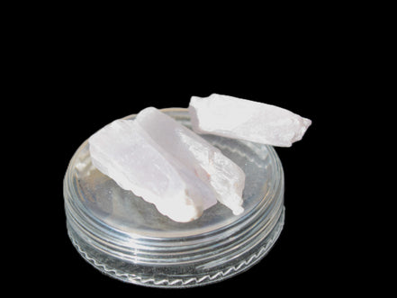 Three Pink-Lilac Kunzite crystals from Afghanistan 5-13g Rocks and Things