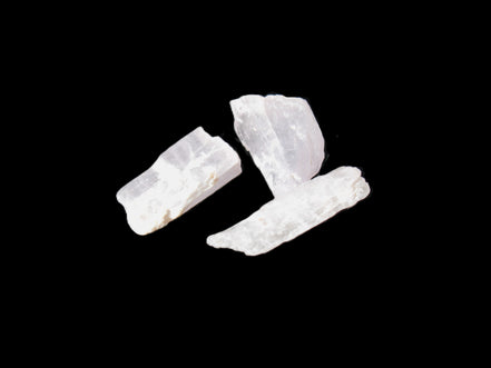 Three Pink-Lilac Kunzite crystals from Afghanistan 5-13g Rocks and Things