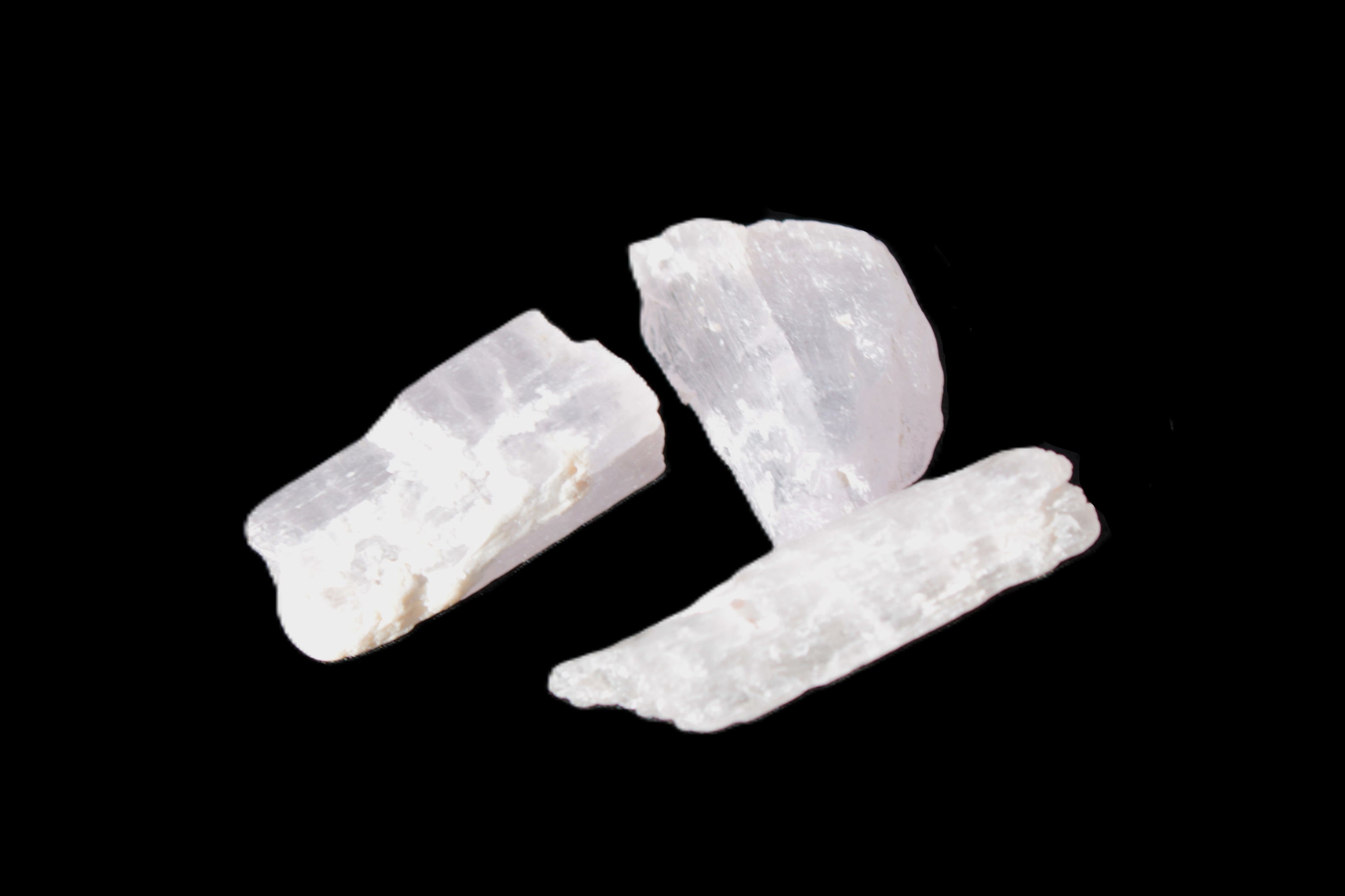 Three Pink-Lilac Kunzite crystals from Afghanistan 5-13g Rocks and Things