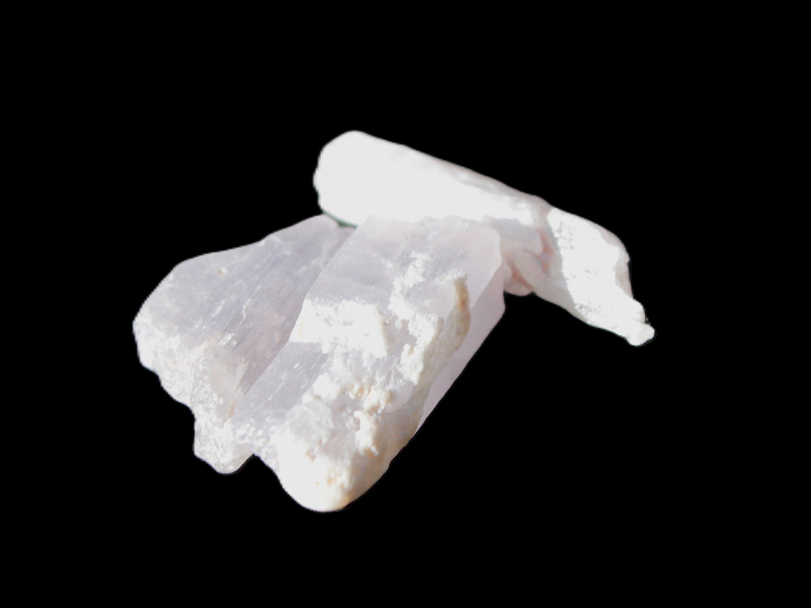 Three Pink-Lilac Kunzite crystals from Afghanistan 5-13g Rocks and Things