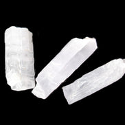 Three Pink-Lilac Kunzite crystals from Afghanistan 5-13g Rocks and Things