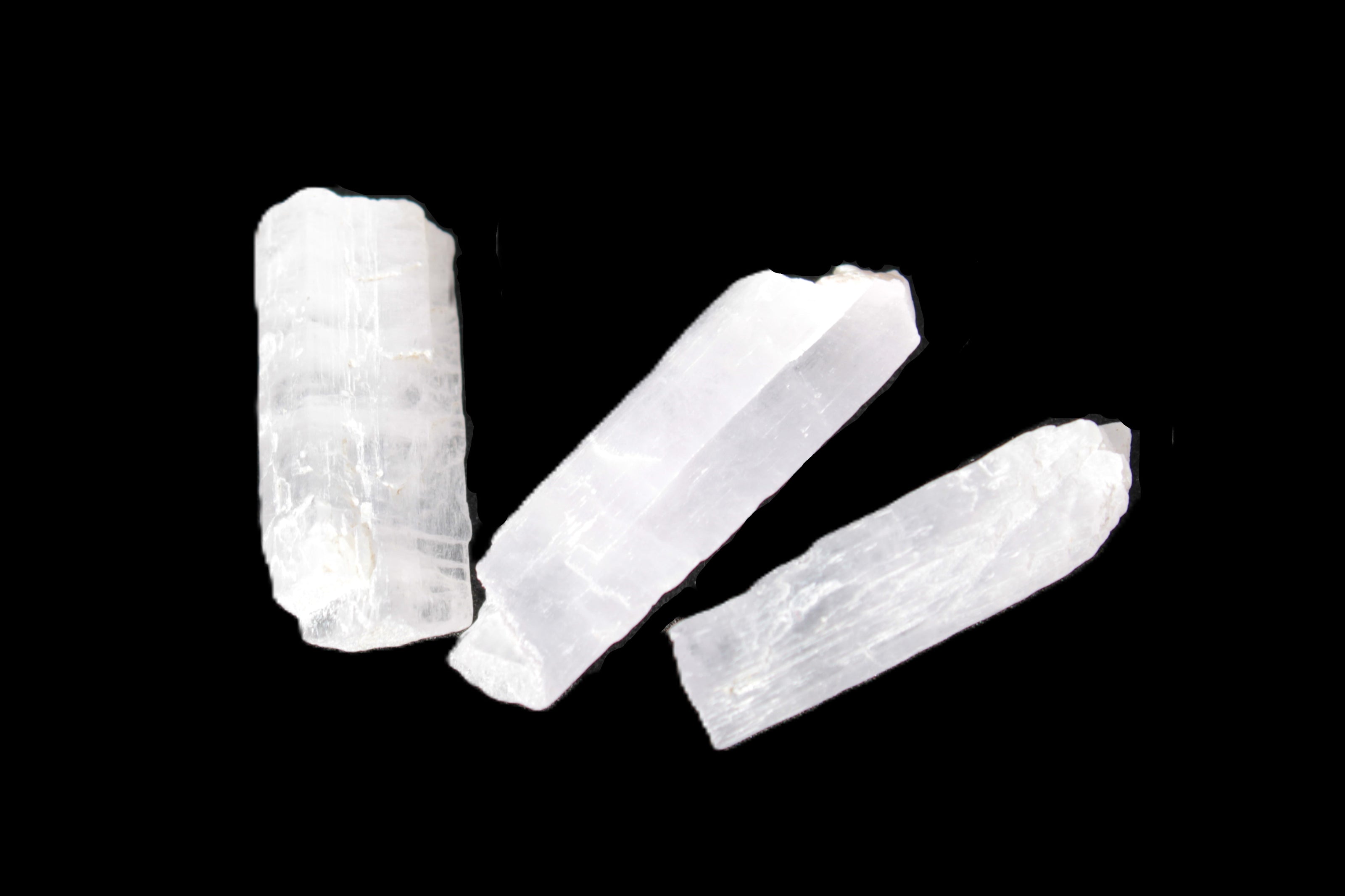 Three Pink-Lilac Kunzite crystals from Afghanistan 5-13g Rocks and Things