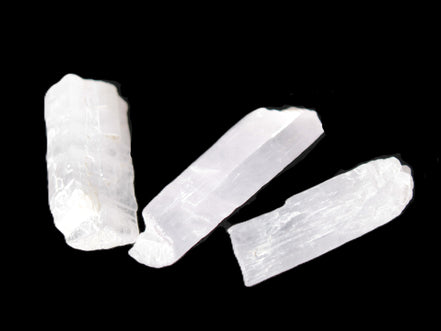 Three Pink-Lilac Kunzite crystals from Afghanistan 5-13g Rocks and Things