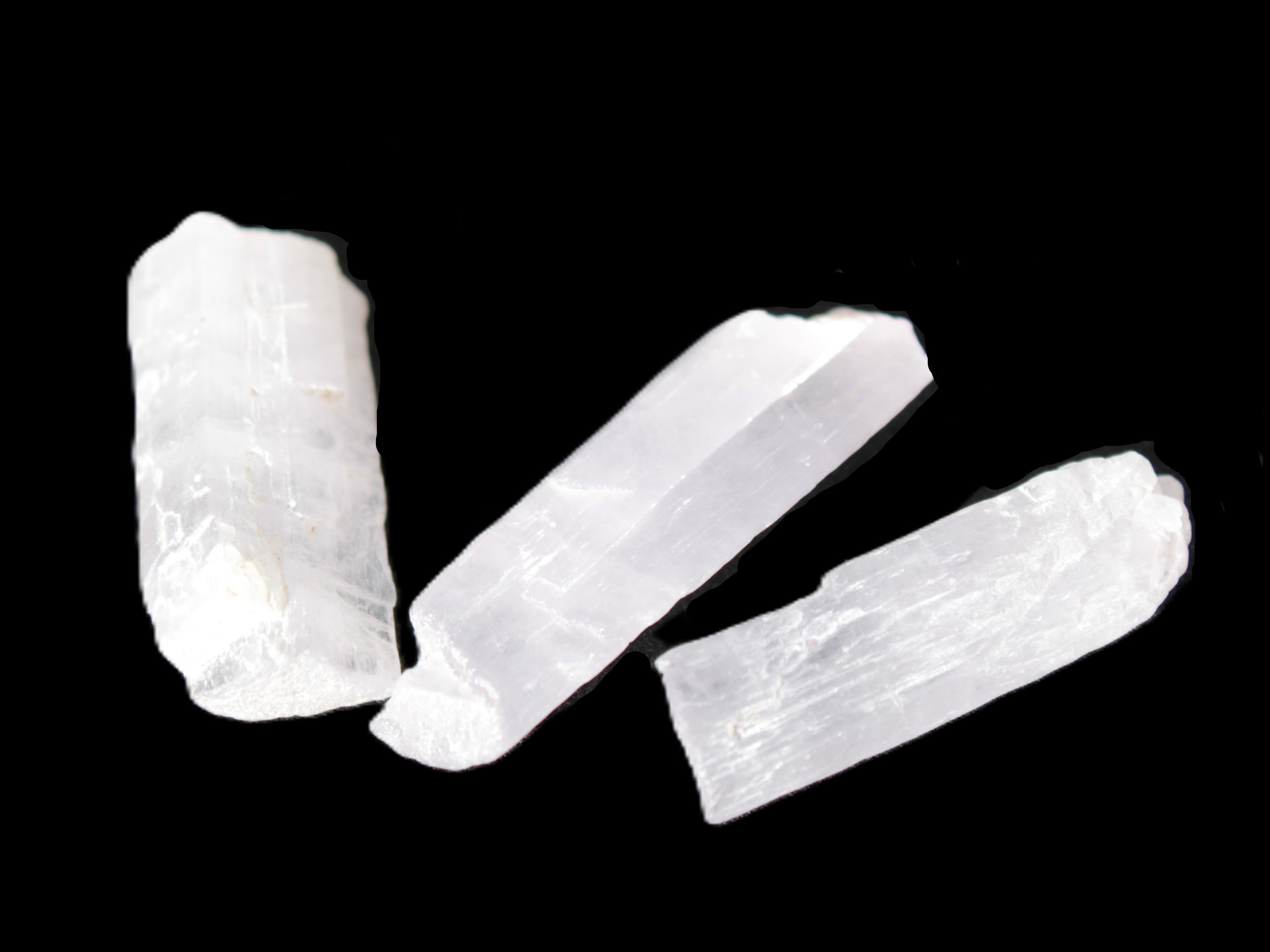 Three Pink-Lilac Kunzite crystals from Afghanistan 5-13g Rocks and Things