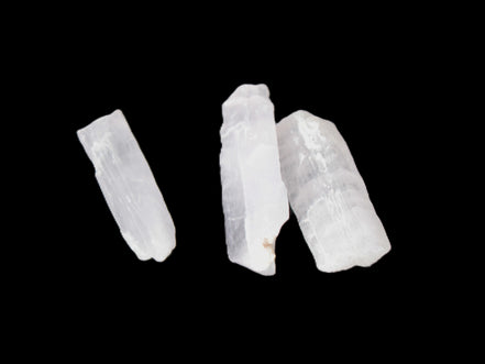 Three Pink-Lilac Kunzite crystals from Afghanistan 5-13g Rocks and Things