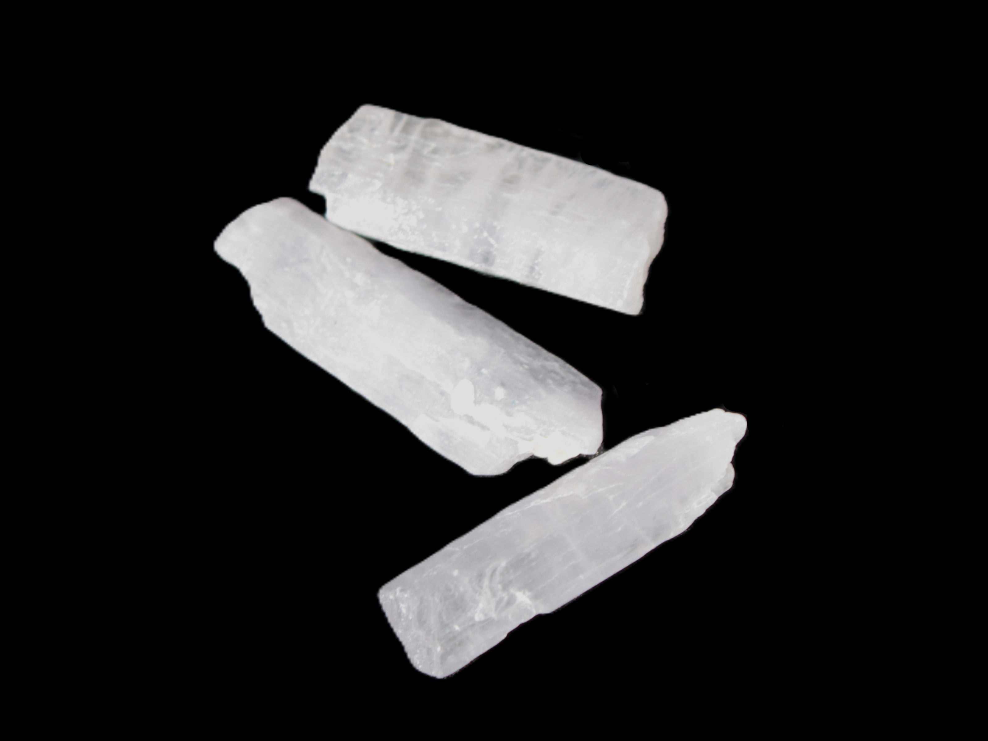 Three Pink-Lilac Kunzite crystals from Afghanistan 5-13g Rocks and Things