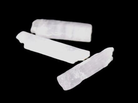 Three Pink-Lilac Kunzite crystals from Afghanistan 5-13g Rocks and Things