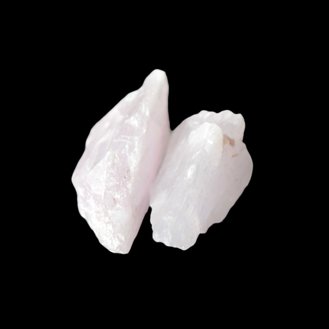 Pink/Lilac Kunzite 2 crystals from Afghanistan 64ct 12.8g in sunlight - Rocks and Things Store