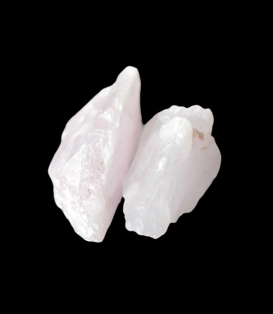 Pink/Lilac Kunzite 2 crystals from Afghanistan 64ct 12.8g in sunlight - Rocks and Things Store