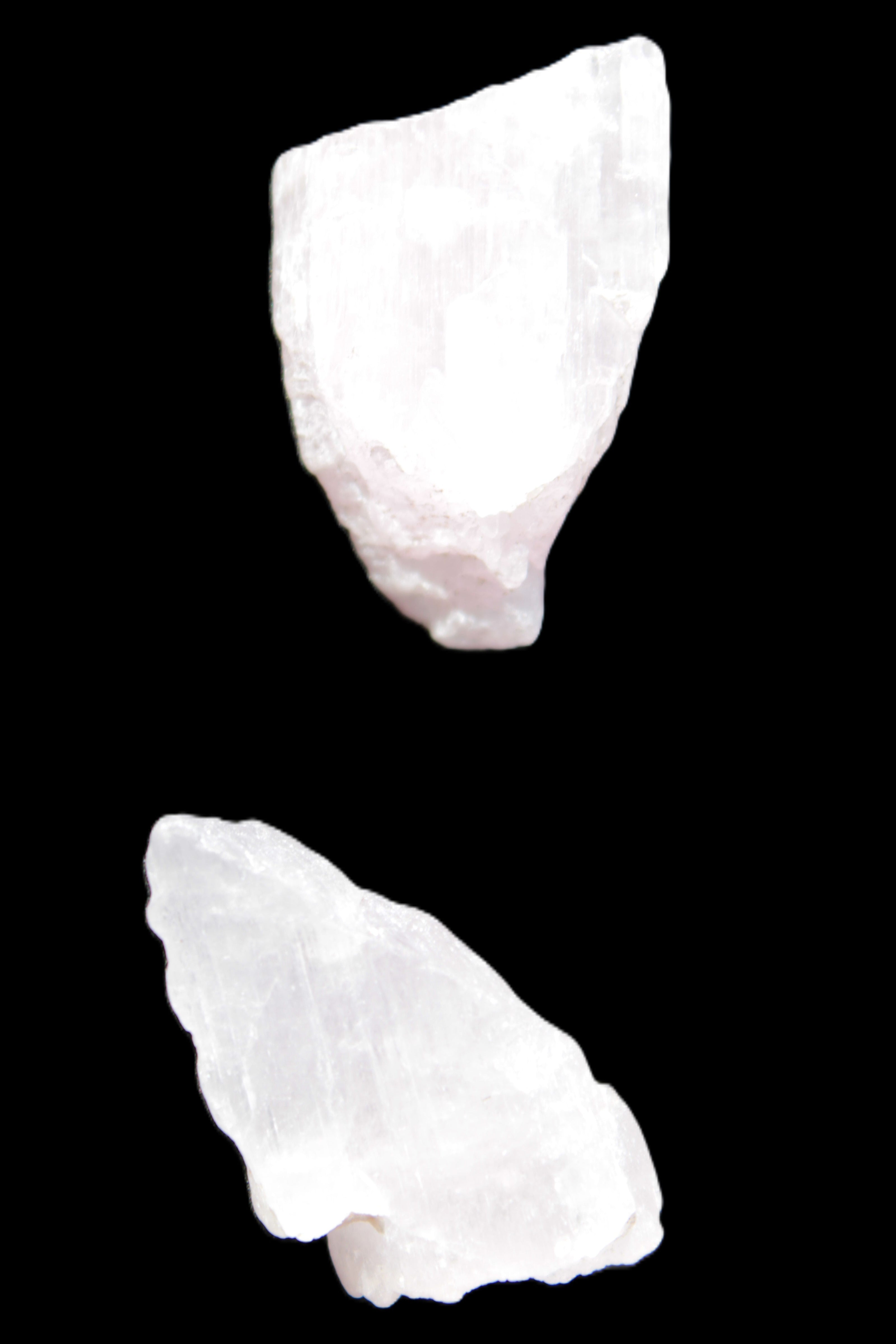 Pink/Lilac Kunzite 2 crystals from Afghanistan 64ct 12.8g in sunlight - Rocks and Things Store