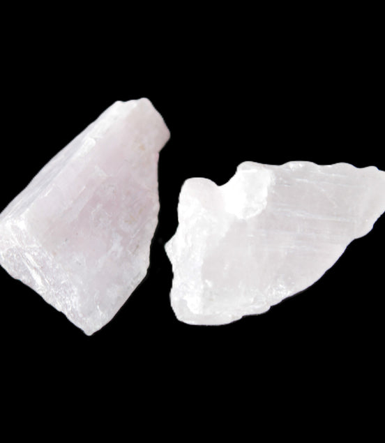 Pink/Lilac Kunzite 2 crystals from Afghanistan 64ct 12.8g in sunlight - Rocks and Things Store