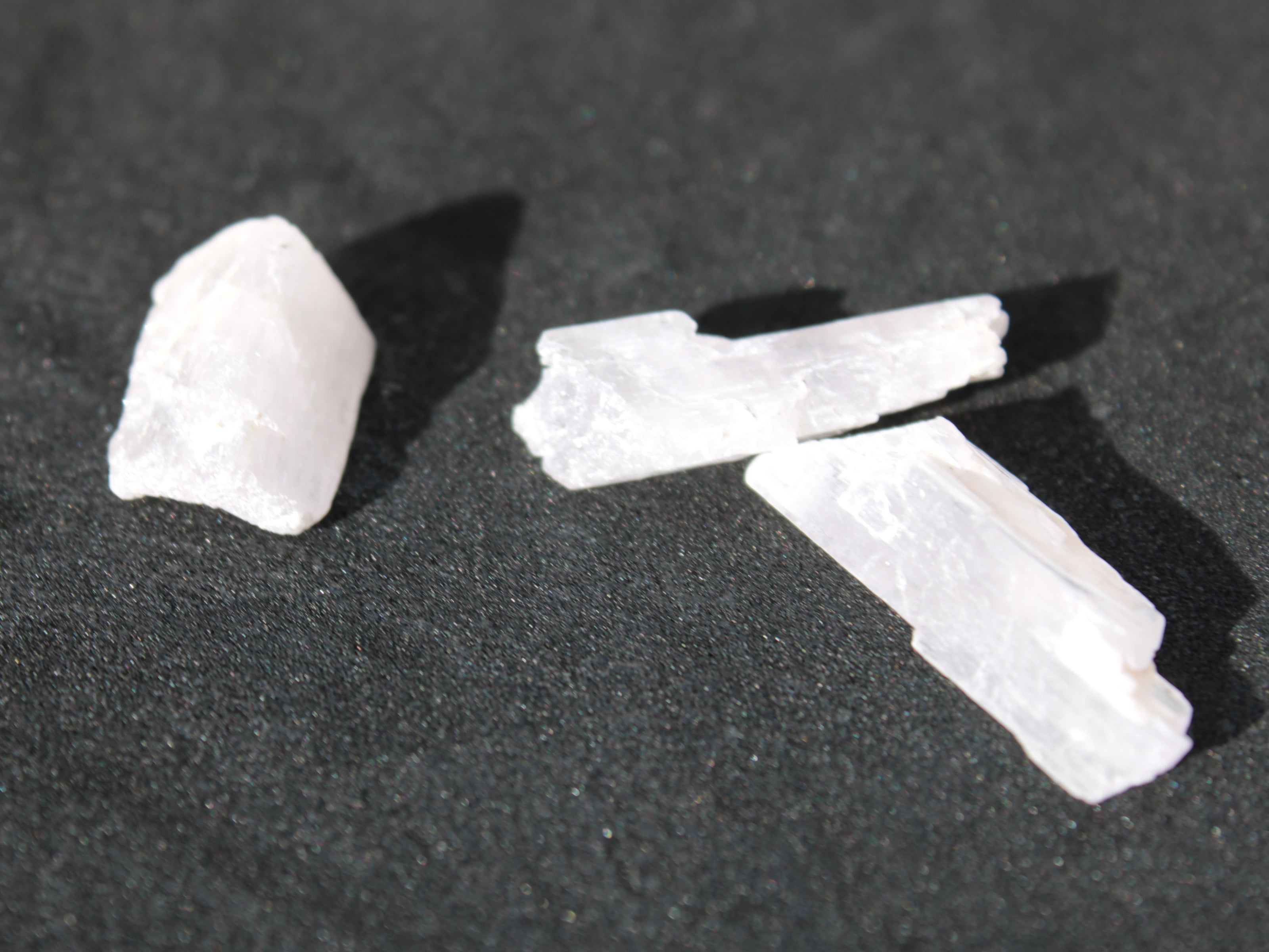 Pink/Lilac Kunzite 3 crystals from Afghanistan 5-13g Rocks and Things