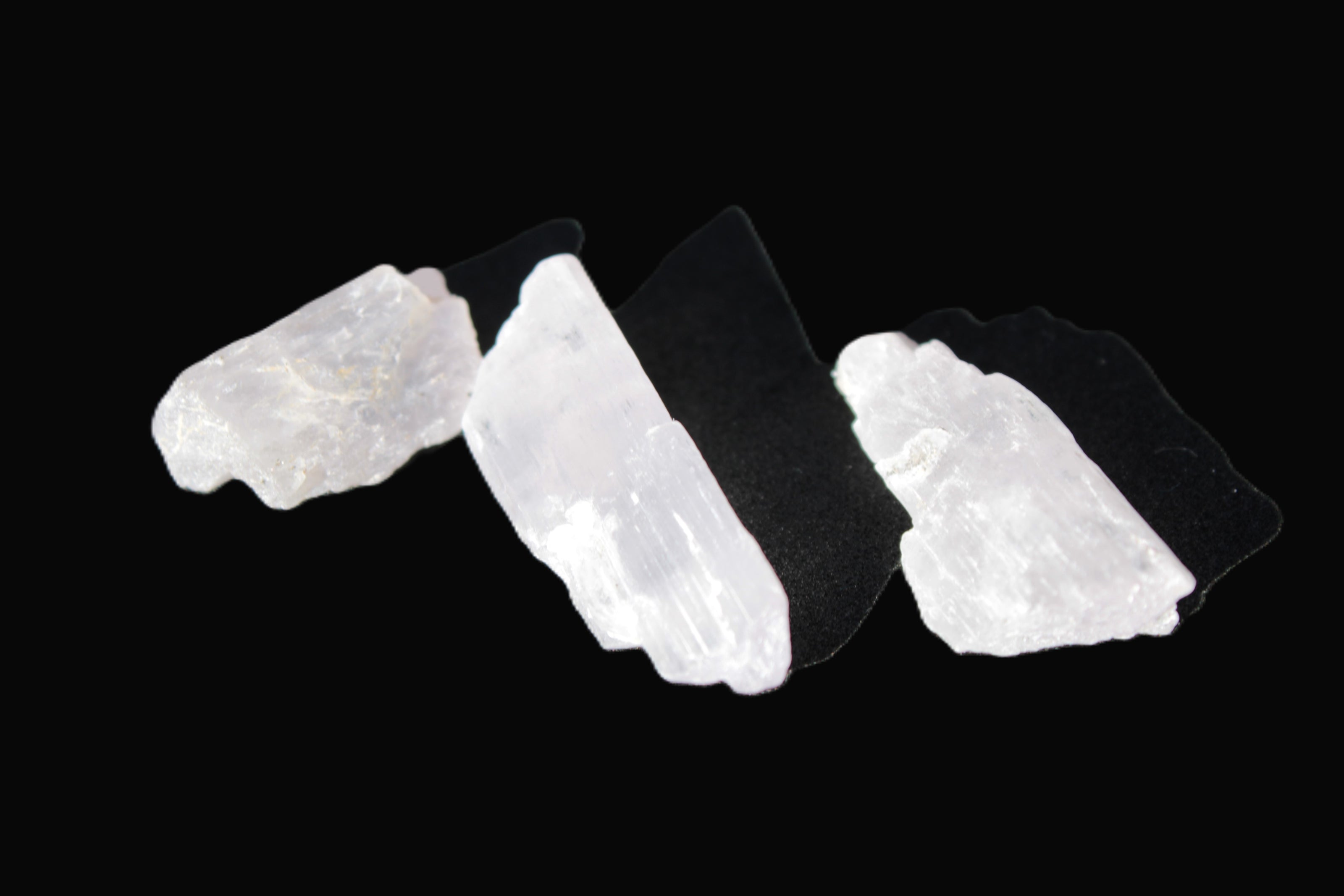 Pink/Lilac Kunzite 3 crystals from Afghanistan 5-13g Rocks and Things