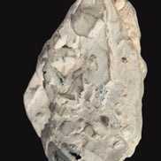 Black Tourmaline on flat-plated clear Calcite matrix from Afghanistan 65.8g in sunlight - Rocks and Things Store