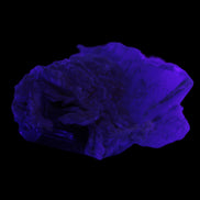 Large bi-colour terminated Green Tourmaline, Clear Aquamarine & Lepidolite on matrix 118.9g in UV light - Rocks and Things Store