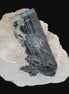 Large bi-colour terminated Green Tourmaline, Clear Aquamarine & Lepidolite on matrix 118.9g in sunlight - Rocks and Things Store