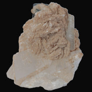 Large bi-colour terminated Green Tourmaline, Clear Aquamarine & Lepidolite on matrix 118.9g in sunlight - Rocks and Things Store