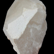 Green Tourmaline crystal on unusual Clear Calcite crystal overgrown dusted Mica layer 144g in sunlight - Rocks and Things Store