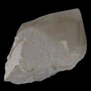 Green Tourmaline crystal on unusual Clear Calcite crystal overgrown dusted Mica layer 144g in sunlight - Rocks and Things Store