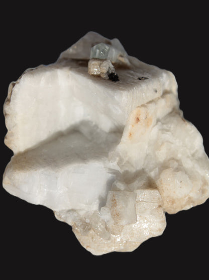 Amphitheatre Feldspar matrix with Mica holding Aquamarine & Quartz crystals 325ct 65g Rocks and Things