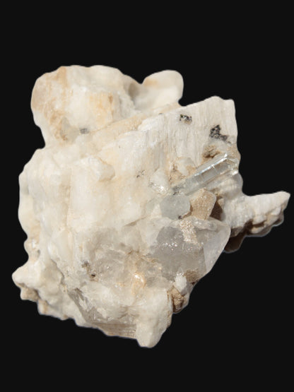 Amphitheatre Feldspar matrix with Mica holding Aquamarine & Quartz crystals 325ct 65g Rocks and Things