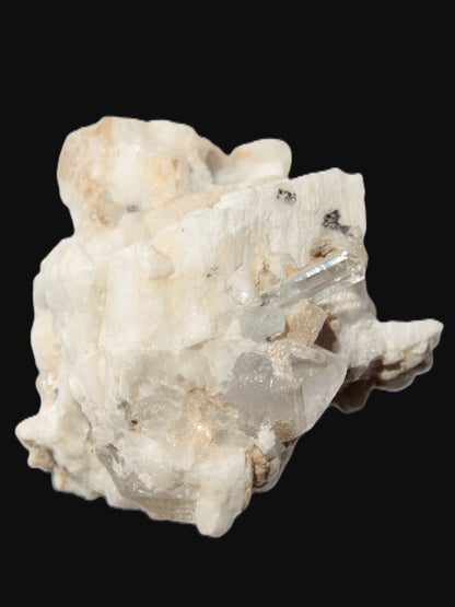 Amphitheatre Feldspar matrix with Mica holding Aquamarine & Quartz crystals 325ct 65g Rocks and Things