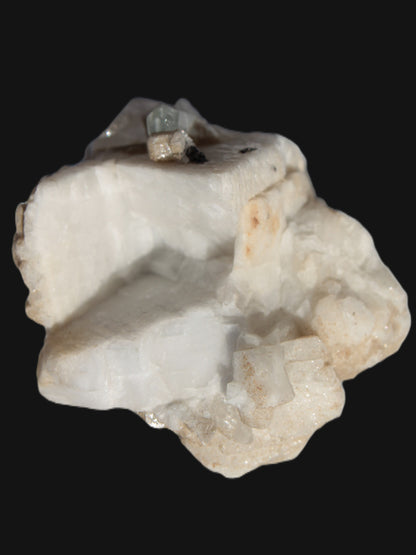 Amphitheatre Feldspar matrix with Mica holding Aquamarine & Quartz crystals 325ct 65g Rocks and Things