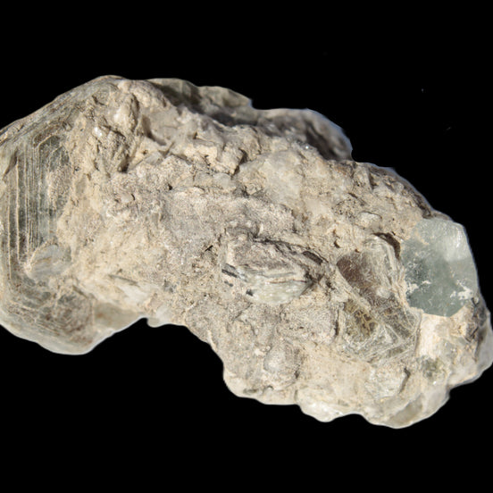 Small Aquamarine crystal on Lepidolote matrix 194.7ct  38.9g Rocks and Things