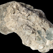 Small Aquamarine crystal on Lepidolote matrix 194.7ct  38.9g Rocks and Things