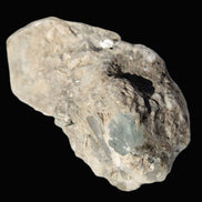 Small Aquamarine crystal on Lepidolote matrix 194.7ct  38.9g Rocks and Things