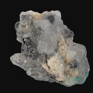 Elestial Smoky & Clear Quartz crystals with Calcite & Elbaite from Afghanistan 496.5ct 99.3g Rocks and Things