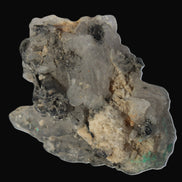 Elestial Smoky & Clear Quartz crystals with Calcite & Elbaite from Afghanistan 496.5ct 99.3g Rocks and Things