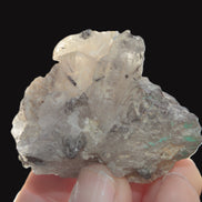 Elestial Smoky & Clear Quartz crystals with Calcite & Elbaite from Afghanistan 496.5ct 99.3g Rocks and Things