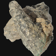 Elestial Smoky & Clear Quartz crystals with Calcite & Elbaite from Afghanistan 496.5ct 99.3g Rocks and Things