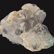 Elestial Smoky & Clear Quartz crystals with Calcite & Elbaite from Afghanistan 496.5ct 99.3g Rocks and Things