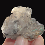 Elestial Smoky & Clear Quartz crystals with Calcite & Elbaite from Afghanistan 496.5ct 99.3g Rocks and Things