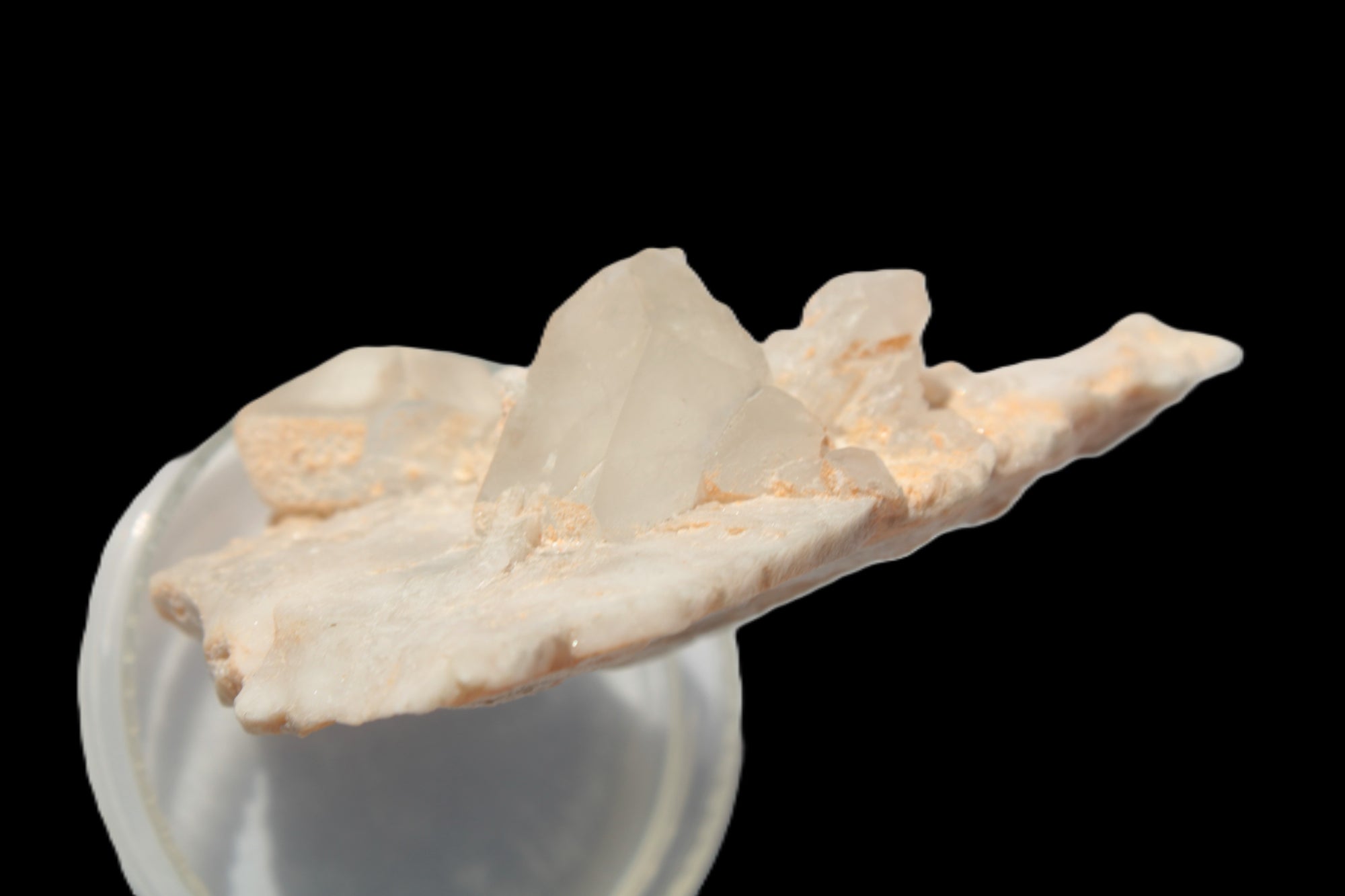 Clear Quartz crystals (Isis face) on flat Calcite/Mica matrix from Afghanistan 170.6ct 34.1g Rocks and Things