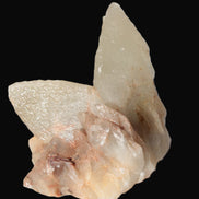 Dog-tooth Calcite cystals on cubic Purple Fluorite cluster 470.9ct  94.1g Rocks and Things