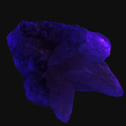 Dog-tooth Calcite cystals on cubic Purple Fluorite cluster 470.9ct  94.1g Rocks and Things