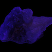 Dog-tooth Calcite cystals on cubic Purple Fluorite cluster 470.9ct  94.1g Rocks and Things