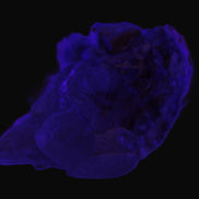 Dog-tooth Calcite cystals on cubic Purple Fluorite cluster 470.9ct  94.1g Rocks and Things