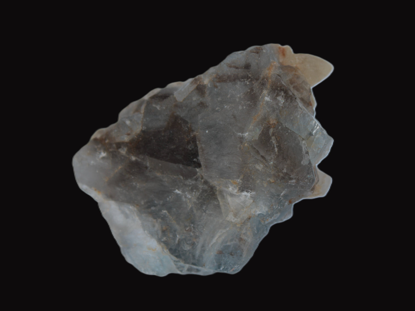 Dog-tooth Calcite cystals on cubic Blue Fluorite cluster 277ct  55.4g Rocks and Things