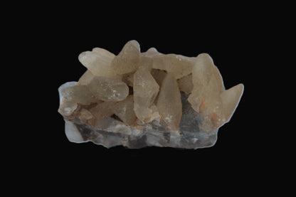 Dog-tooth Calcite cystals on cubic Blue Fluorite cluster 277ct  55.4g Rocks and Things